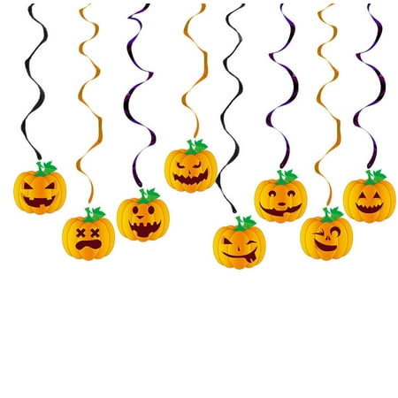 

Halloween Theme Party Decoration Spiral Pendant Halloween Scene Arrangement