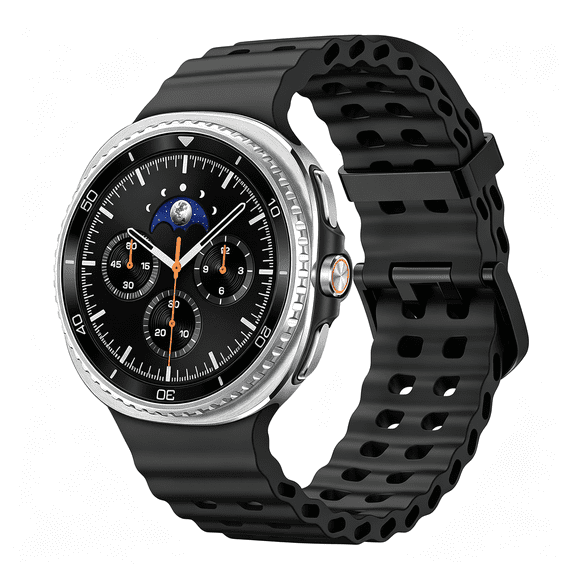BPPEG Silicone Band for Galaxy Watch 8 Classic 46mm/Watch 9 8 40mm 44mm|No Gap Soft Breathable Marine Replacement Sport Strap for Galaxy 8 9 Watch Bands for Men Women
