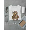thumbnail image 3 of Angry Japanese Dragon Drawing T-Shirt Men -Image by Shutterstock, Male Small, 3 of 4