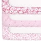 thumbnail image 5 of Sábanas Ajustables para Cuna Portátil The Peanutshell Floral Rosa Juego de 3 piezas, 5 of 8