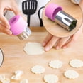 thumbnail image 4 of Cortador de galletas de acero inoxidable, un juego de 12 cortadores de émbolo, moldes para dulces para decoración de pasteles., 4 of 6