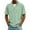 Green, variant on Men's Casual, Short Sleeve Quarter Zip Corduroy Shirt with Chest Pocket for Versatile Daily Wear and Business Casual Occasions