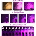thumbnail image 2 of Lámpara para plantas, 80 LED, 360 grados, iluminación para horticultura, 4 cabezales, espectro completo, con temporizador automático: encendido y apagado de 4 h, 8 h y 12 h, 2 of 5