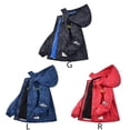 thumbnail image 3 of Besly 3In1 Kids Boys Rain Jacket Hooded Lined Rubber RainCoats for Girls Boys Waterproof Windproof Size 3-14T, 3 of 10
