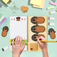thumbnail image 3 of 550 Sheets Dachshund Sticky Notes Set Cartoon Dog Bundle Notes Writeable Sticky Notes Self-Adhesive Sticky Notes Back to School Accessories Gifts for Teachers Students Students, 3 of 5