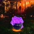 thumbnail image 6 of Halloween Decorations Outdoor, Large Witch Cauldron, Halloween Decor, with Large Tripod/Multicolor Lights/Cotton/30PCS Ball, Witch Cauldron Magic Candy Bucket Decoration, for Porch Outdoor Party, 6 of 6