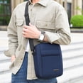 thumbnail image 5 of Hfnxid Mens Small Crossbody Bag Casual Messenger Shoulder Sling Bag Oxford Packs for Work Business, 5 of 8