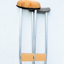 OFFIGAM Underarm Crutch Cushion Light Brown Anti-Slip Padding for Decor 1Set