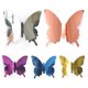 thumbnail image 3 of 12 unids/Set espejo pegatinas de pared efecto 3D mariposas calcomanía de pared arte fiesta decoración boda DIY decoración del hogar pegatinas nevera, 3 of 4