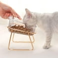 thumbnail image 3 of Tazón de comida para perros y aperitivos con soporte de hierro Yinane Tazón individual antideslizante Cuencos para gatos, 3 of 8