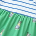 thumbnail image 5 of Cethrio Kids Girls Dresses, Short Sleeve Casual Cotton Printed Summer Dresses Green Size 2 T, 5 of 6