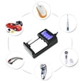 thumbnail image 4 of Cuatro SEIVI PC Negro Protección Inteligente USB Pantalla LCD Cargador De Batería De Cuatro Ranuras Para Carga De Celdas AA AAA Ni-MH, 4 of 7
