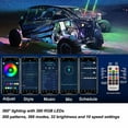 thumbnail image 4 of LED Flagpole Lamp, IP67 Waterproof Sound Activated LED Whip Light 360 Lighting 3FT Remote Control  for Off Road, 4 of 7