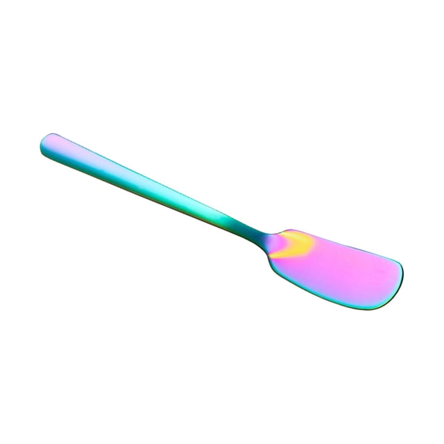 Abbracc Ustensiles Multicolores Réutilisables Couverts Caractéristiques Spatule Manger Dessert Multifonctionnelle