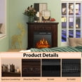 thumbnail image 5 of Giantex 32.00" Freestanding 1400W Electric Indoor Fireplace, 5 of 10