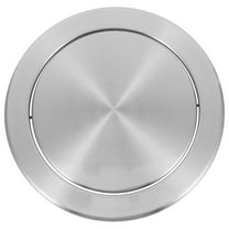 NICEXMAS Swing Lid Bathroom Trash Can Silver Stainless Steel Space-saving 1Pack