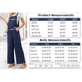 thumbnail image 6 of ANRABESS Women's Overalls Jumpsuit Summer Casual Wide Leg Pants, Loose Bib One Piece Outfit with Pockets and Adjustable Straps, 6 of 8