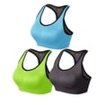 thumbnail image 1 of Sujetador deportivo Match Racerback acolchado sin costuras para mujer, 1 of 7