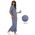 thumbnail image 2 of Set de salón Outfit XIEERDUO Travel de 2 piezas para mujer, azul XL, 2 of 5