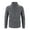 Dark Gray, variant on Men's Slim Fit Winter Sweater Coat Half Zip Knit Pullover Thickened Warm Casual Top Solid Color Outwear