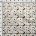 thumbnail image 3 of oneOone Cotton Silk Fabric Tree|Leopard & Monkey Ikat Printed Fabric 1 Yard 42 Inch Wide, 3 of 4