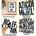 thumbnail image 4 of 24 Sheets 384 Pcs Vinyl Letter Stickers,3 inch Self-Adhesive Alphabet Numbers Stickers Waterproof Mailbox Numbers Sticker letters for Mailboxes, Window, Door,Signs,Cars,Boats, Business, Address Numbe, 4 of 16