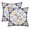 Boho Floral, variant on Burnt Orange & Grey Dahlia Floral Decor Throw Pillow Covers 18x18 Inch Set of 2 Modern Geometry Flower Outdoor & Indoor Decorative Cushion Cases for Sofa, Couch, Bed