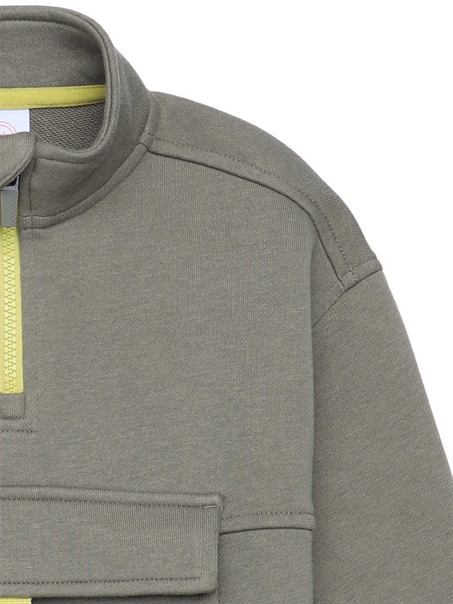 Wonder Nation Toddler Boys Quarter Zip Pullover, Sizes 12M-5T