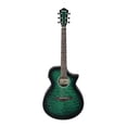 thumbnail image 1 of Guitarra Acústica-Eléctrica Ibanez AEWC16QA Esmeralda Transparente, 1 of 9