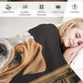 thumbnail image 3 of ARISTURING English Bulldog Blanket for Girls Boys Kids Silky Soft Plush Throw Blanket for Couch Bed Sofa, Cute Small Cozy Warm Baby Toddler Blankets for Daycare Preschool Naptime, 3 of 6