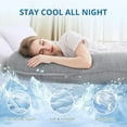 thumbnail image 2 of COOKEY Cooling Pregnancy Pillow,U Shaped Full Body Maternity Pillows for Belly and Back Support,Super Breathable for Hot Sleeper, 2 of 7