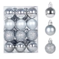 thumbnail image 2 of Qwtwty 24 Pcs Christmas Ornaments Set Decorations, Shatterproof Christmas Hanging Pendants for Home Party Wedding Holiday Decor, 2 of 8