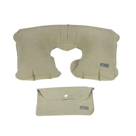 Airport Travel - Lewis N. Clark Original Neckrest Inflatable Pillow, Waterproof Neck Pillow for Neck Support at the Beach, Pool + Airport Travel with Fully.., By Lewis N Clark