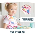 thumbnail image 5 of Tiny Twinkle - Bavoir Tablier - Carreaux Roses - 6-24 m, 5 of 5