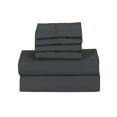 thumbnail image 5 of Kathy Ireland 6-Piece Smart Sheet Sets w/ Side Pocket - 8 Colors - Grey - King, 5 of 5
