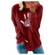 thumbnail image 1 of Ichuanyi liquidación de la moda mujeres casuales impresos en el cuello redondo de la manga larga colla de camisetas de la blusa ICHUANYI WER202308212684, 1 of 5