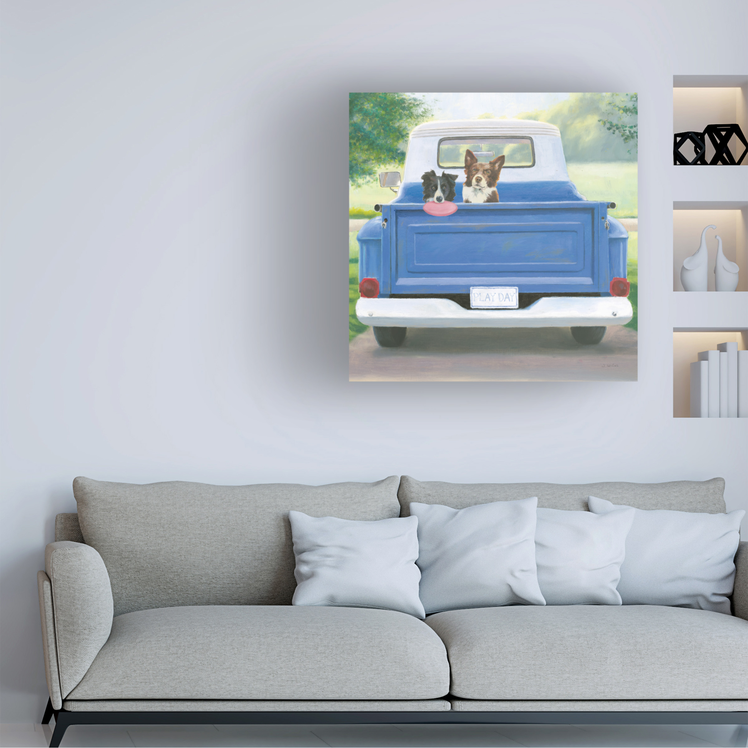 Trademark Fine Art 'Play Day' Canvas Art by James Wiens