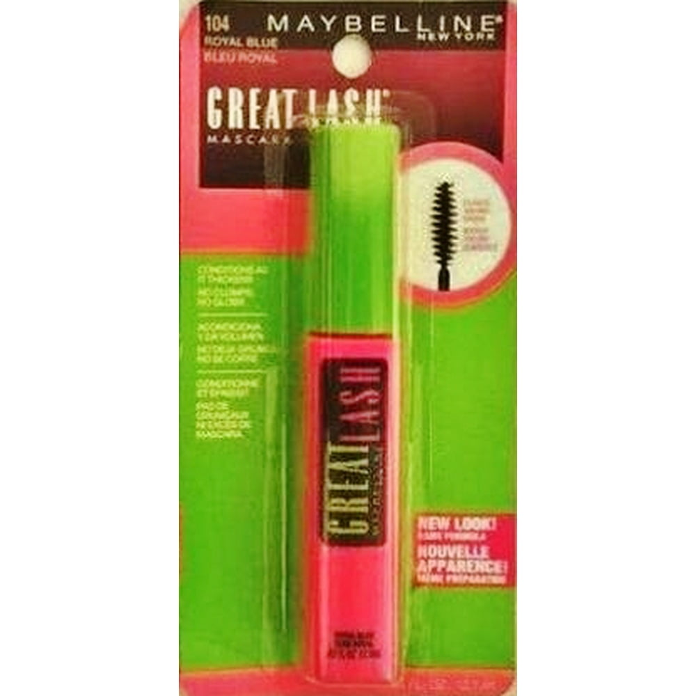 Maybelline New York Great Lash Washable Mascara 104 Royal Blue ...