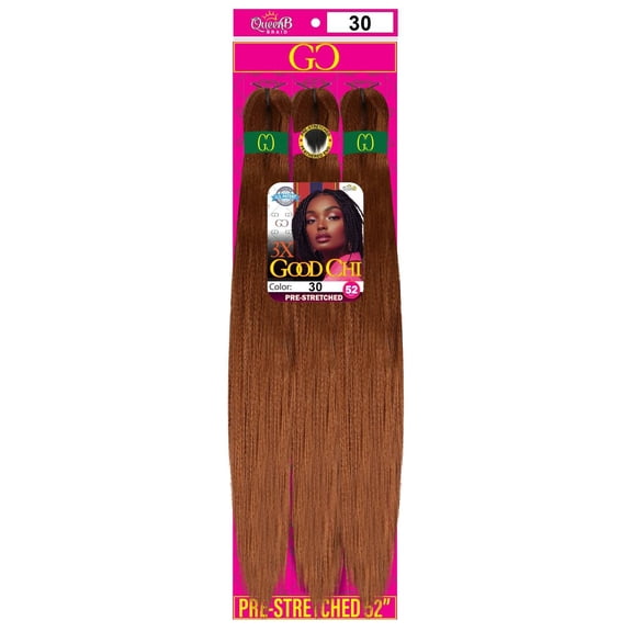 3X Good Chi Pre-Stretchced Braid 52" - #30