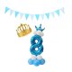 thumbnail image 5 of Juego de Globos con número de soporte de 90 cm Sunnimix sombrero pancarta DIY 8 Globos de papel 2019, 5 of 8
