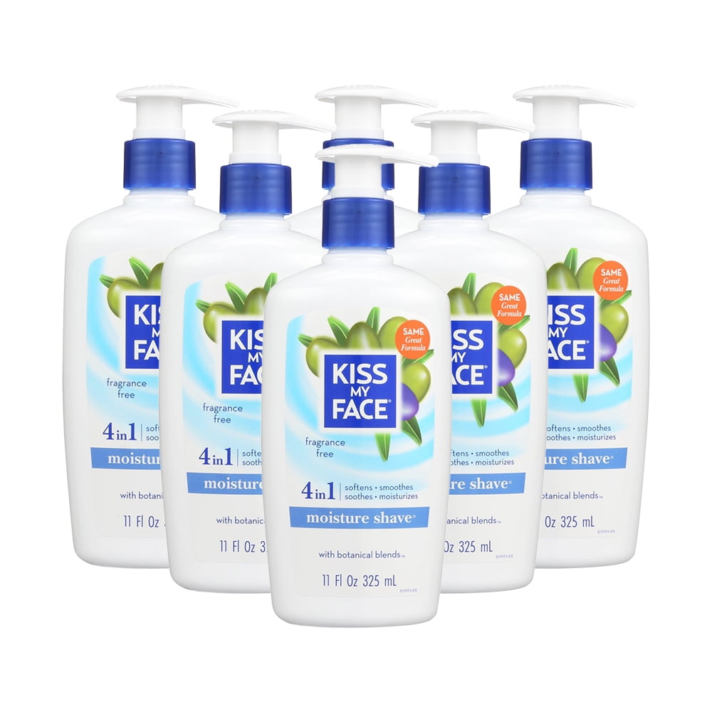 Kiss My Face Lavender And Shea Moisture Shave 11 fl oz cream ( 4 Pack