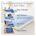 thumbnail image 3 of Diamond Grid Mattress Protector KING Size, Waterproof Bed Cover - Hypoallergenic, Dust Mite Proof - Cooling & Breathable, Fitted Sheet Style, 16-Inch Pocket, 3 of 8
