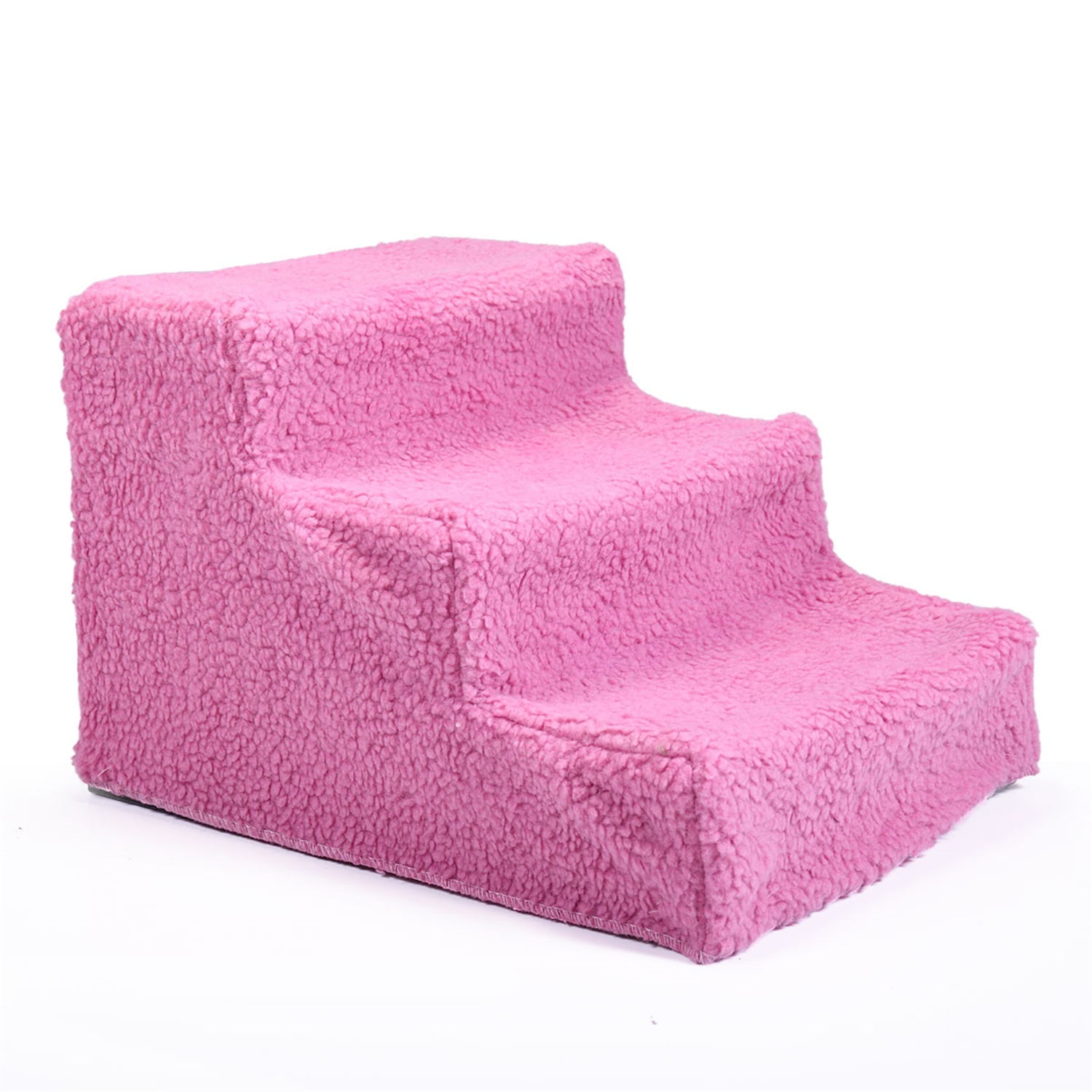 Pefilos 11.7 Inch Dog Stairs and Steps for Small Dogs Cats,Non-Slip 3 Tiers Plastic Dog Ramp/Ladder, Best for Small Animals,Doggy,Kitty, White + Brown Pefilos 11.7 Inch Dog Stairs and Steps for Small Dogs Cats,Non-Slip 3 Tiers Plastic Dog Ramp/Ladder, Best for Small Animals,Doggy,Kitty, White + Brown