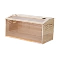 thumbnail image 3 of Caja de cría para polluelos, jaula de madera para hámster, juguetes de exploración, hábitat para ratones y , incubadoras para codornices, erizos, 3 of 9