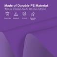 thumbnail image 3 of shiyou-3 Pack Purple Tablecloth, Rectangular Plastic Table Cloths for Parties Disposable, 54x108 in Waterproof Tablecloth for Birthday Party Baby Shower Picnic Valentines, 3 of 4