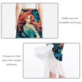 thumbnail image 2 of Mermaid Women's Chiffon Beach Dress with Polyester Straps - Summer Dress for Beach vibes, 2 of 6