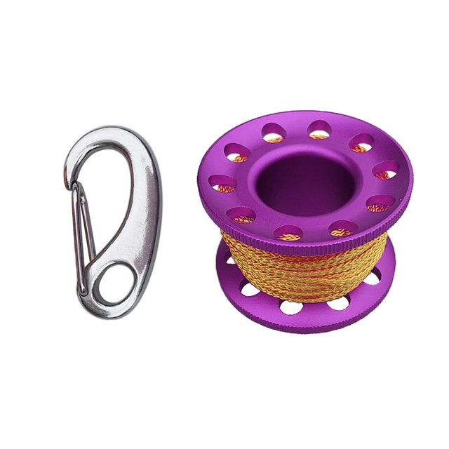 Accesorios de esnórquel para deportes acuáticos Púrpura kusrkot Carrete de buceo