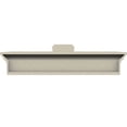 thumbnail image 4 of Ekena Millwork 103" Bottom Width x 106.50" Top Width x 6"H x 1"P Traditional Crosshead with Deco Keystone, 4 of 11