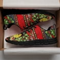 thumbnail image 3 of Christmas Cardinal Running Shoes Sneakers Mesh Black Size 4.5, 3 of 5