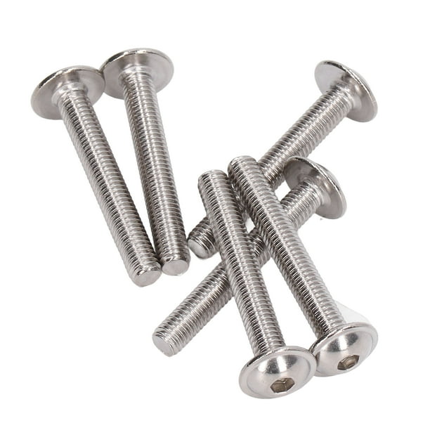 80 Unidades) M4 Tornillos De Cabeza Allen Semirredonda M4 X 10 Mm